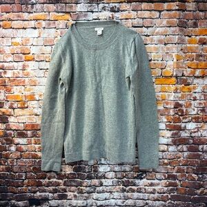 J. Crew Men's Light Gray Crewneck Sweater